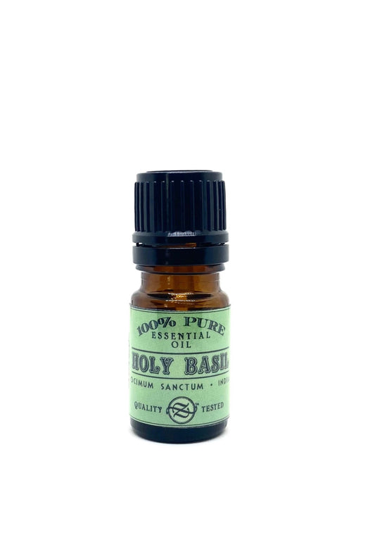 Basil, Holy (Tulsi) Essential Oil, Ocimum sanctum, India