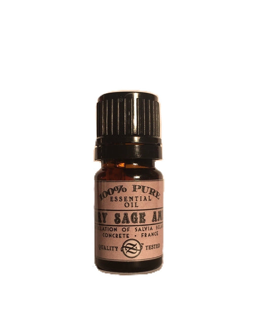 Clary Sage Essential Oil, Dark Amber, Salvia sclarea, France